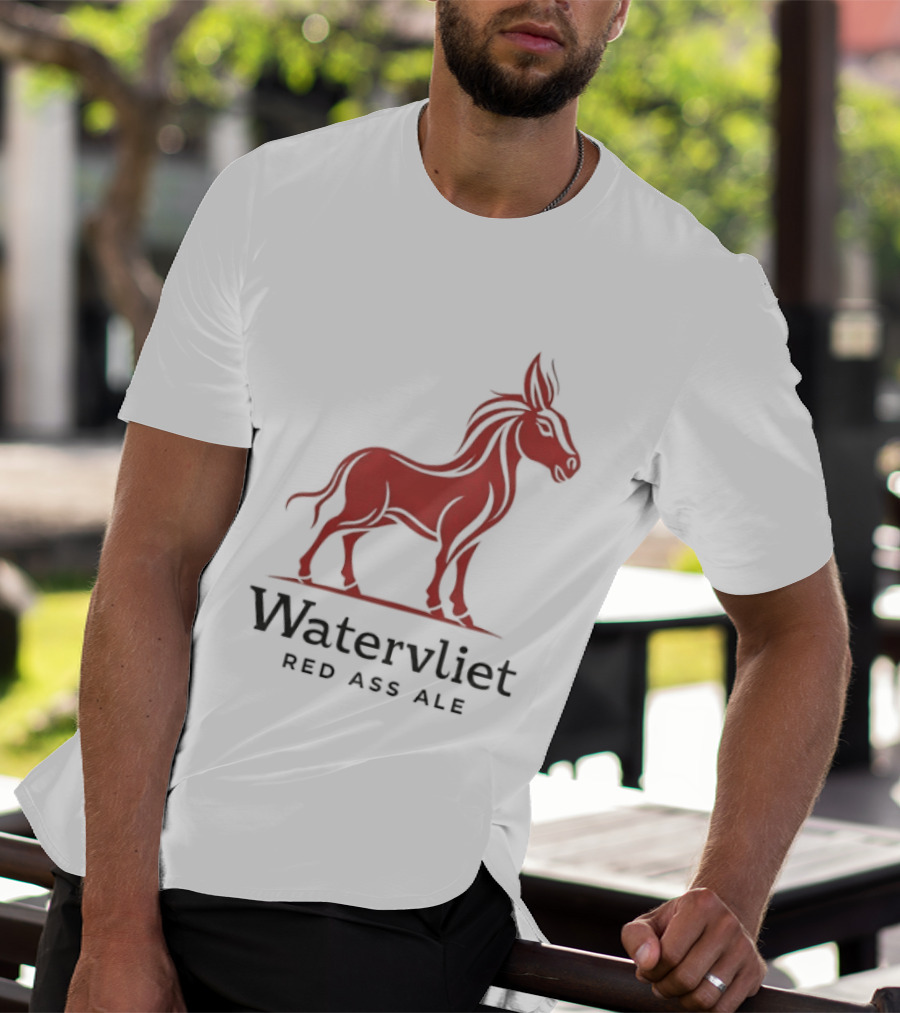Watervliet Red Ass Ale Donkey T-Shirt