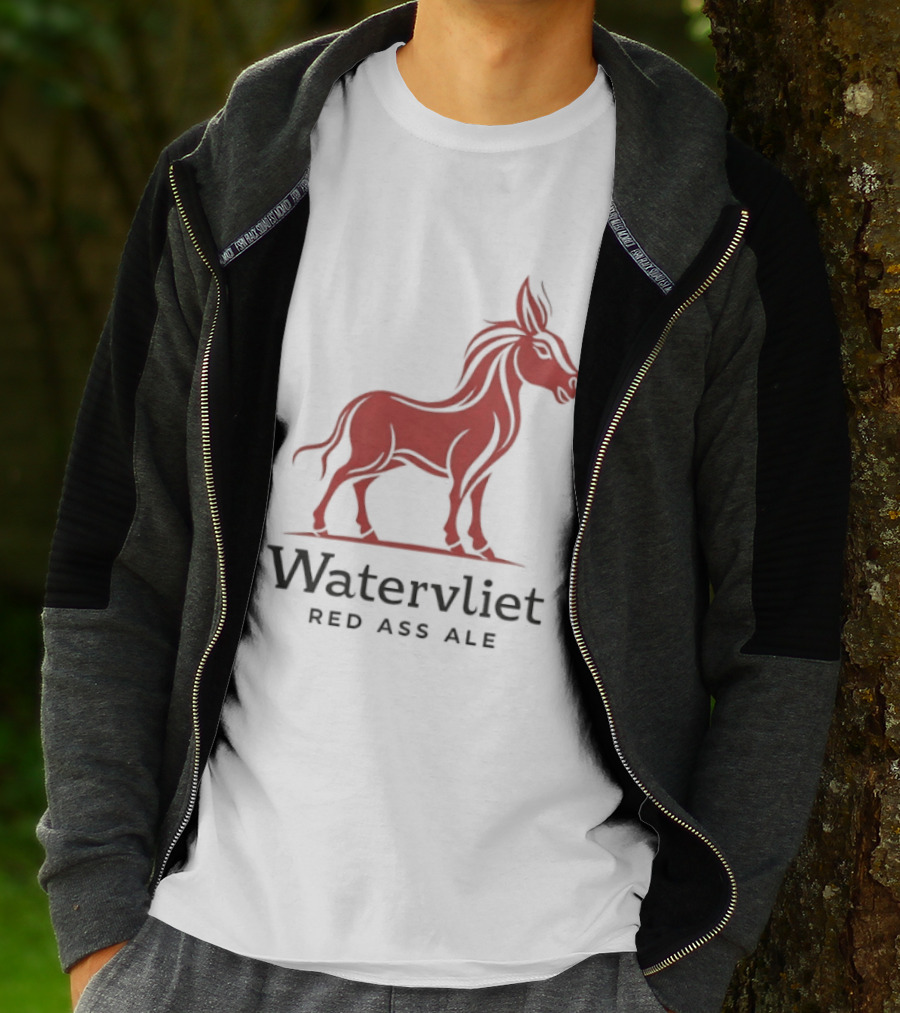 Watervliet Red Ass Ale Donkey T-Shirt