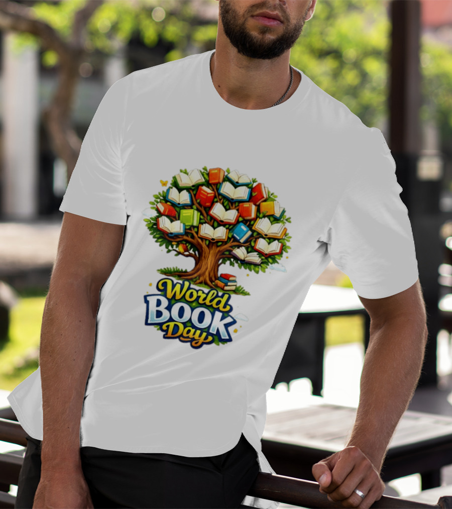 World Book Day Tree Of Knowledge With Books T-Shirt