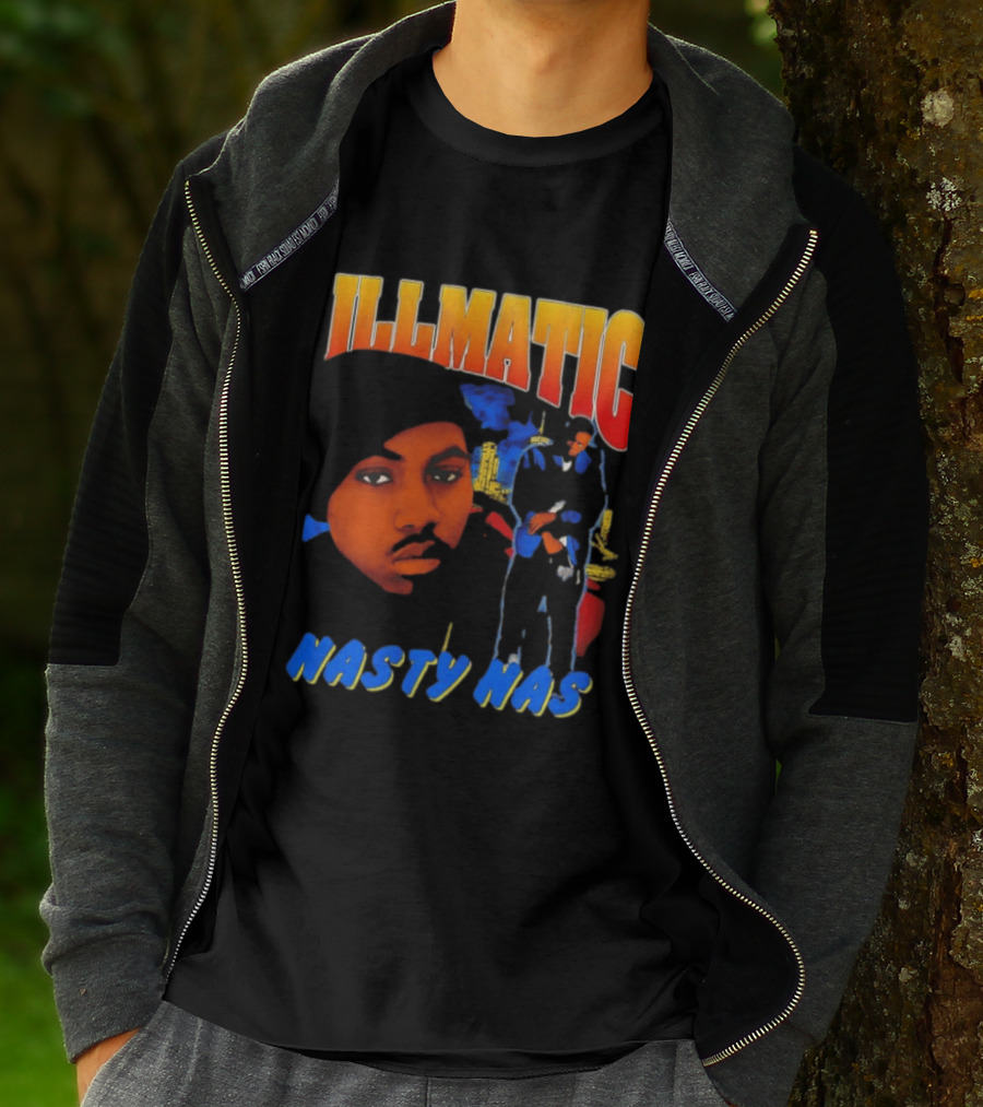Nasty Nas Illmatic Urban Album Cover T-Shirt