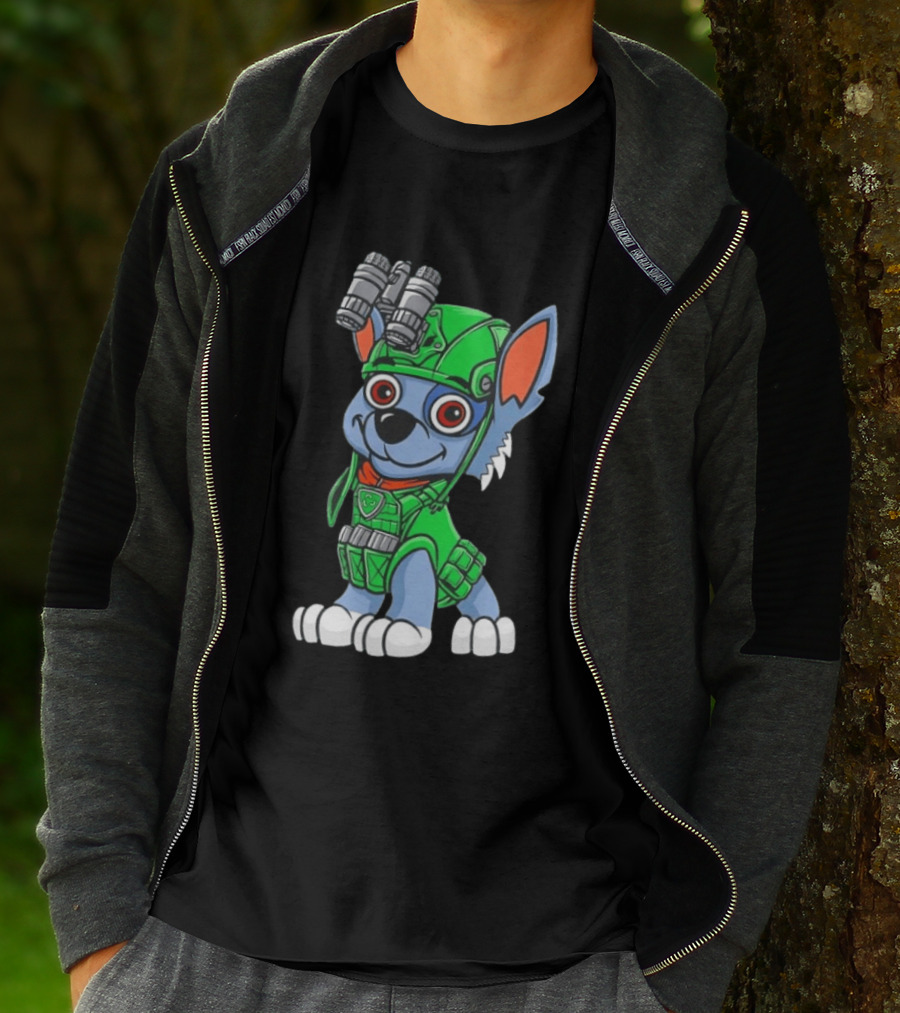 Rocky PAW Patrol Night Vision Recycling Dog T-Shirt