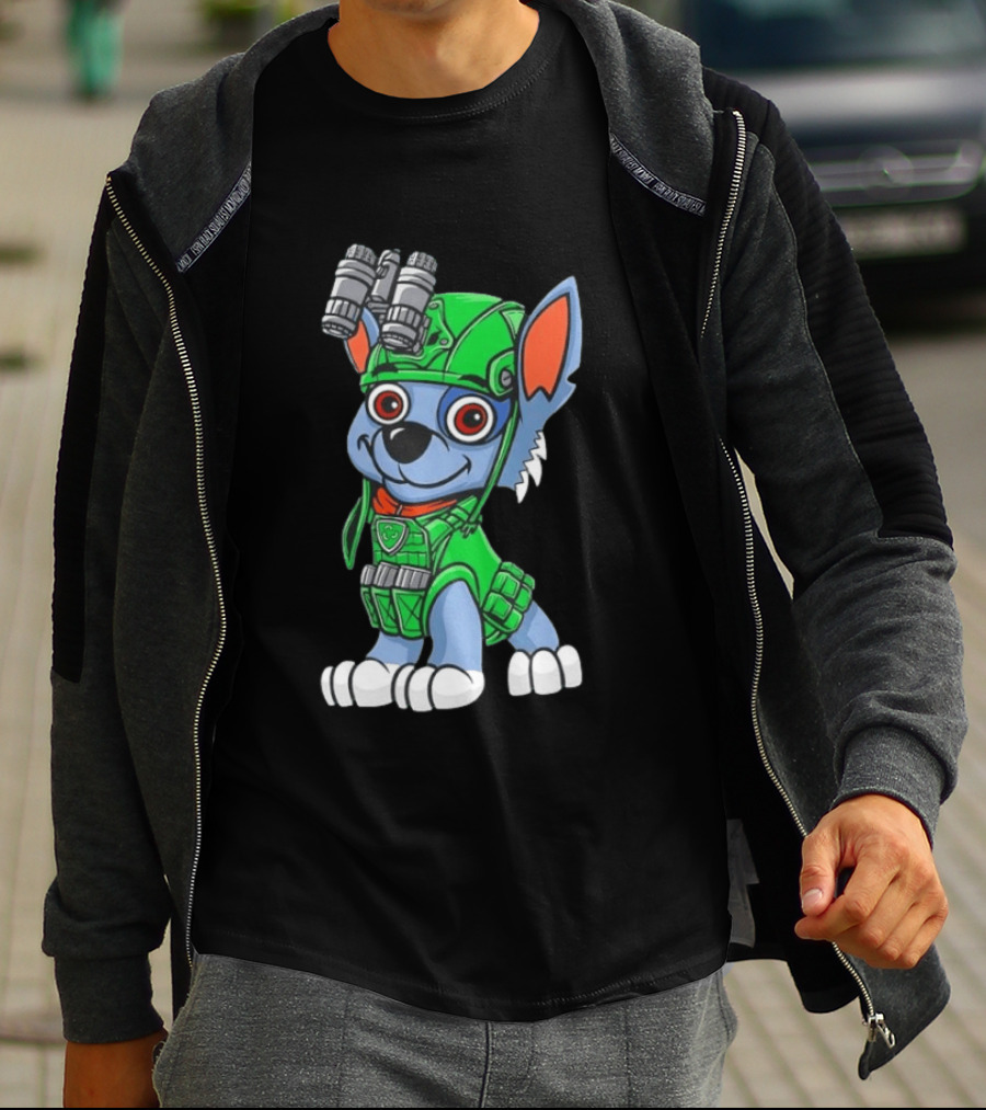 Rocky PAW Patrol Night Vision Recycling Dog T-Shirt
