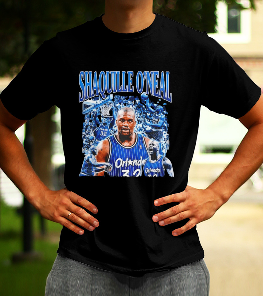 Shaquille O'Neal Orlando Magic 32 Basketball Legend T-Shirt