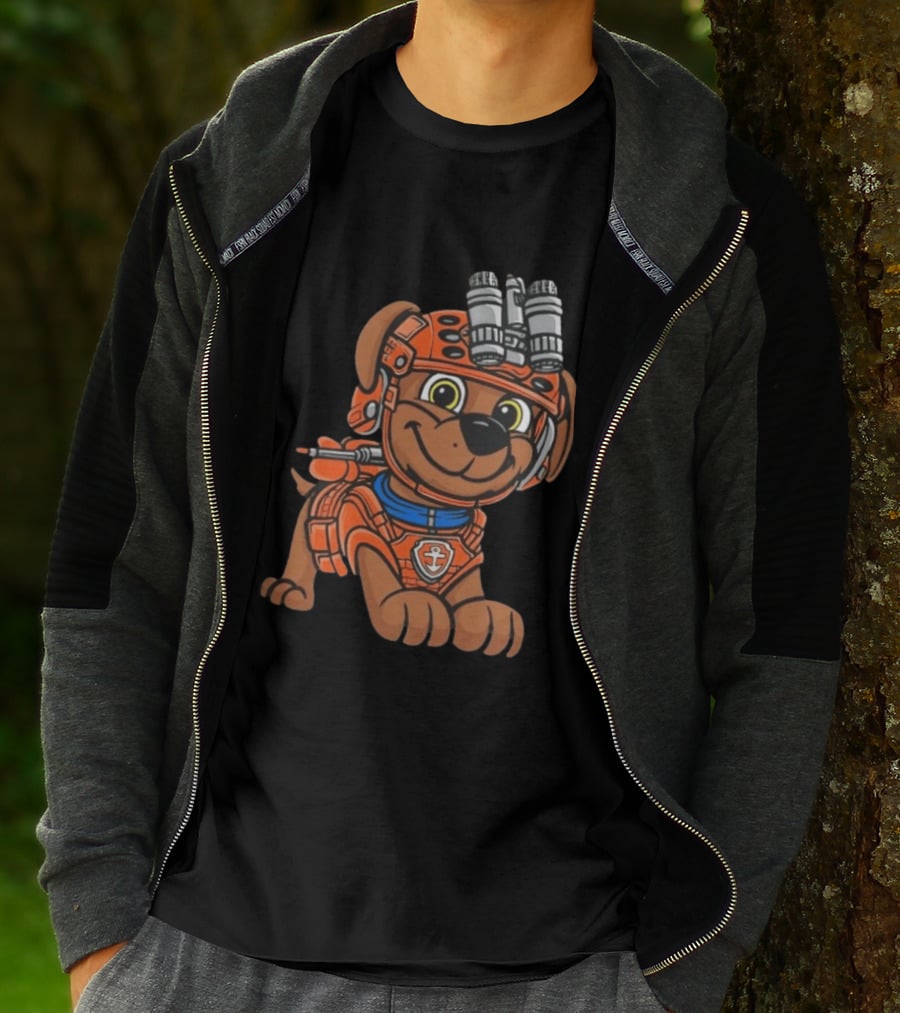 Zuma PAW Patrol Water Rescue Pup With Anchor Emblem And Goggles T-Shirt