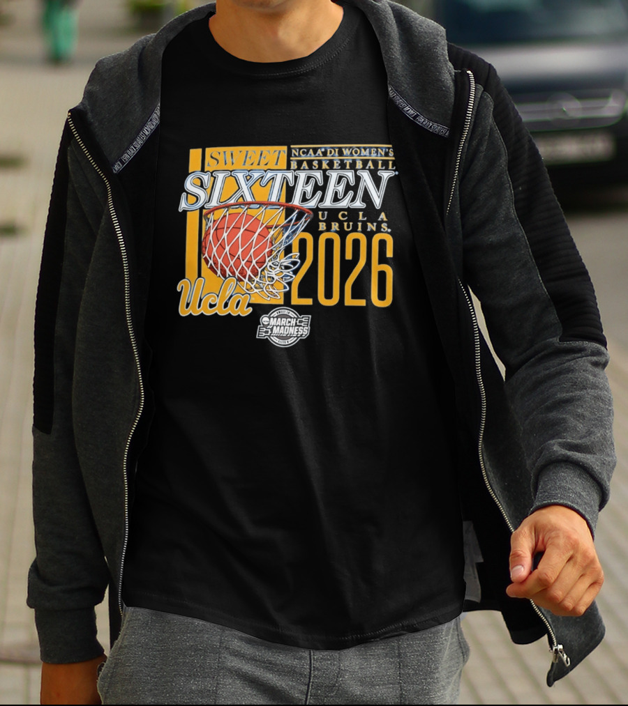 UCLA Bruins NCAA Women's Basketball Sweet Sixteen 2026 T-Shirt