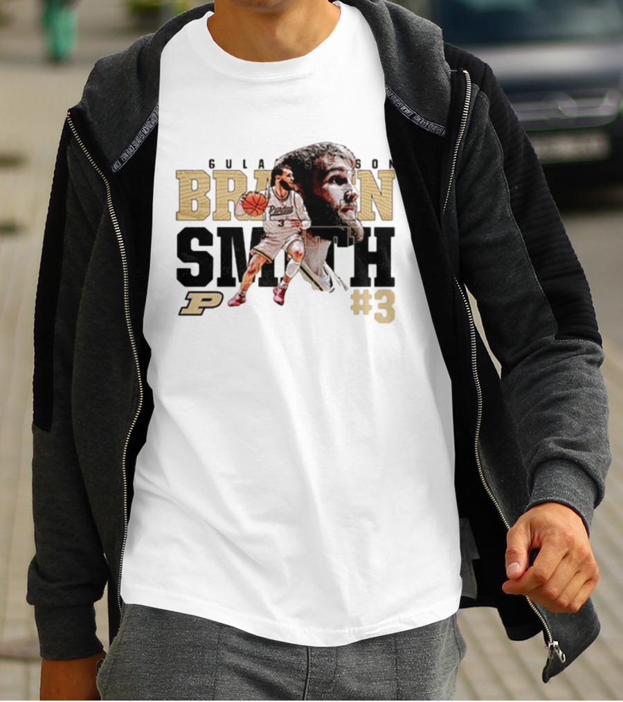 Braden Smith Purdue Boilermakers Basketball #3 Collage Cula Season T-Shirt