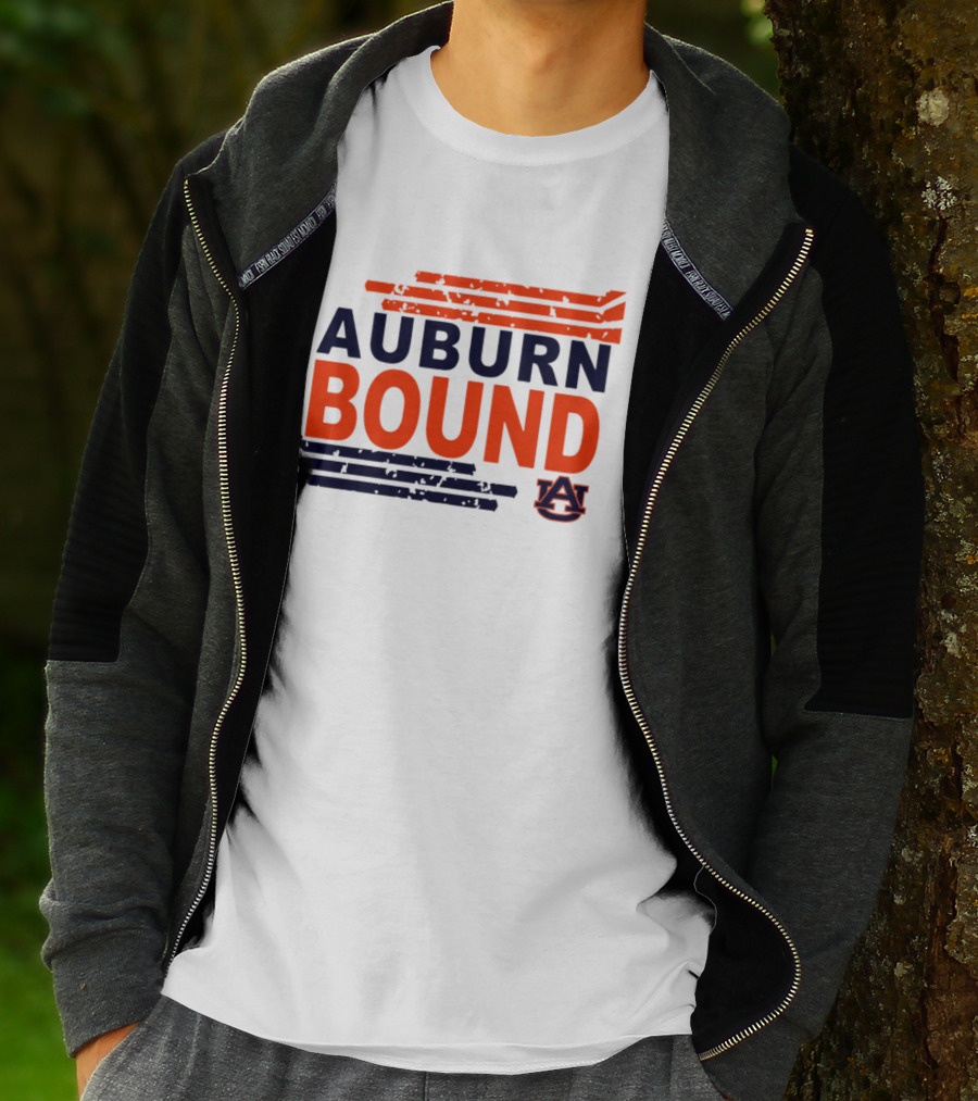 Auburn Bound Tigers AU Logo College Spirit T-Shirt