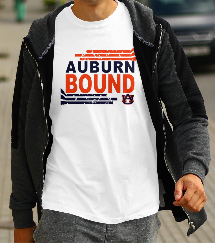 Auburn Bound Tigers AU Logo College Spirit T-Shirt