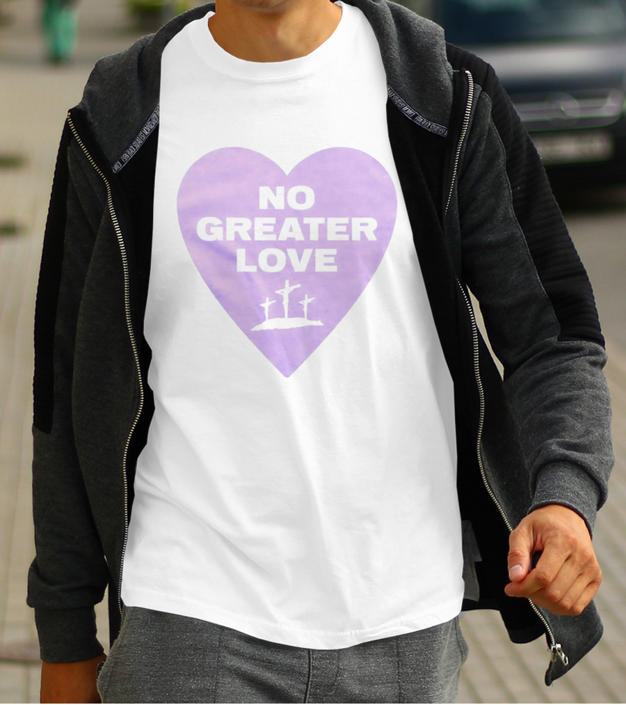 No Greater Love Heart Cross 2026 T-Shirt