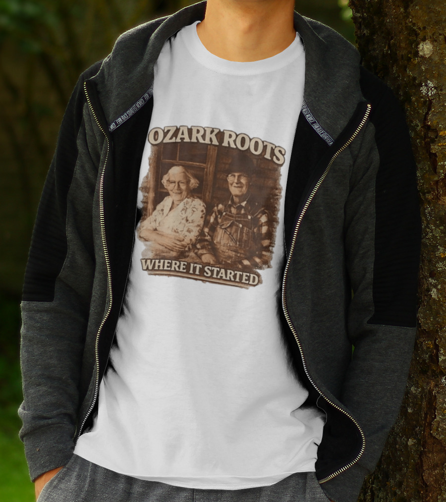 Ozark Roots Where It Started Vintage Farmhouse T-Shirt