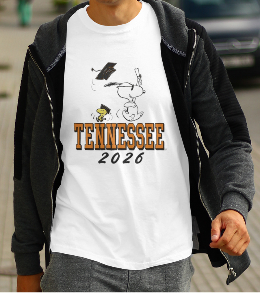 Tennessee 2026 Snoopy Woodstock Graduation University T-Shirt