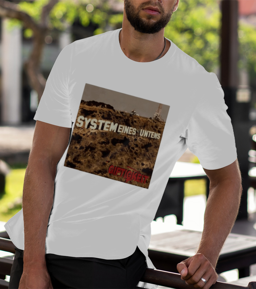 System Eines Untens Gifttigkeit Album Cover Hollywood Sign Spoof T-Shirt
