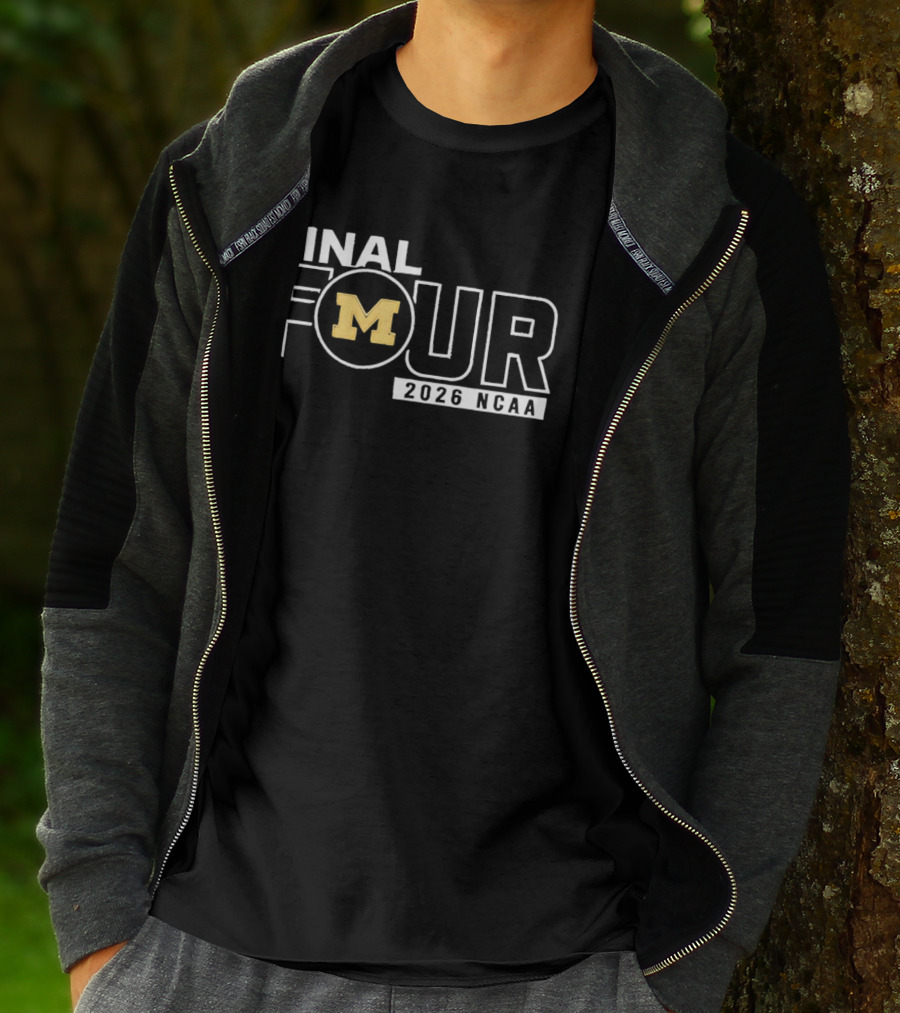 2026 NCAA Final Four Michigan M March Madness T-Shirt