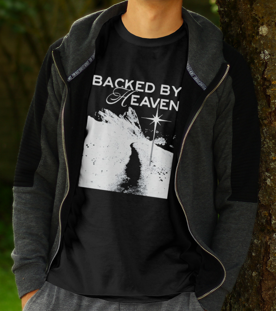 Backed By Heaven Angelic Path With Guiding Star 2026 T-Shirt