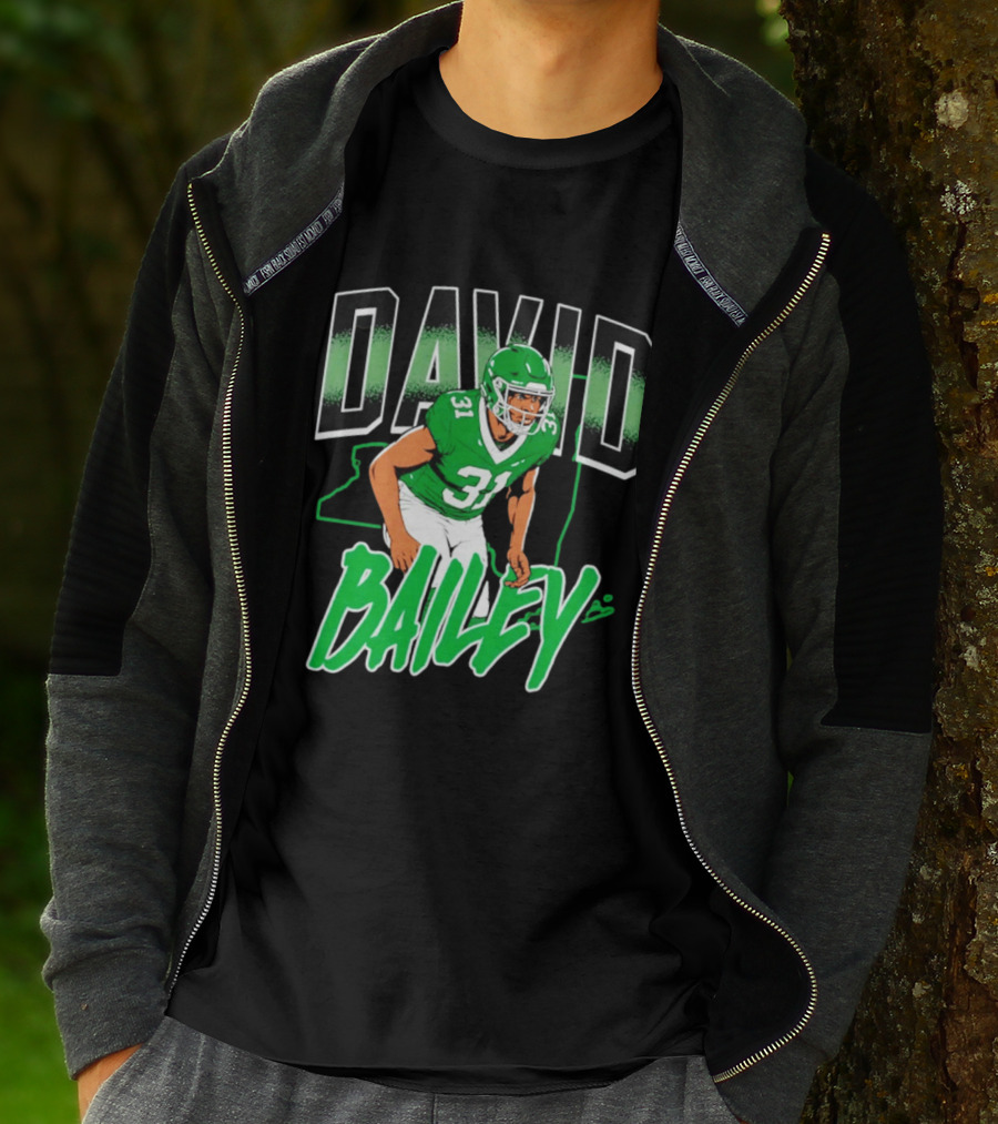 David Bailey New York Jets Football Number 31 Athletics T-Shirt