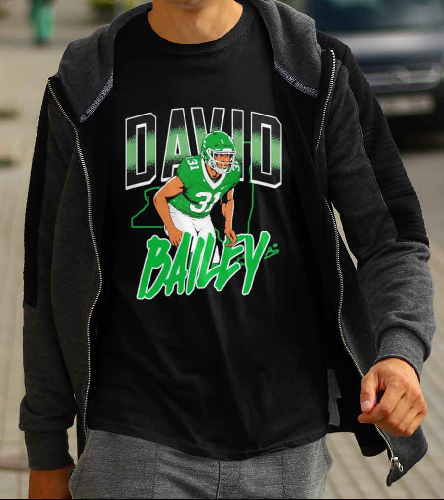 David Bailey New York Jets Football Number 31 Athletics T-Shirt