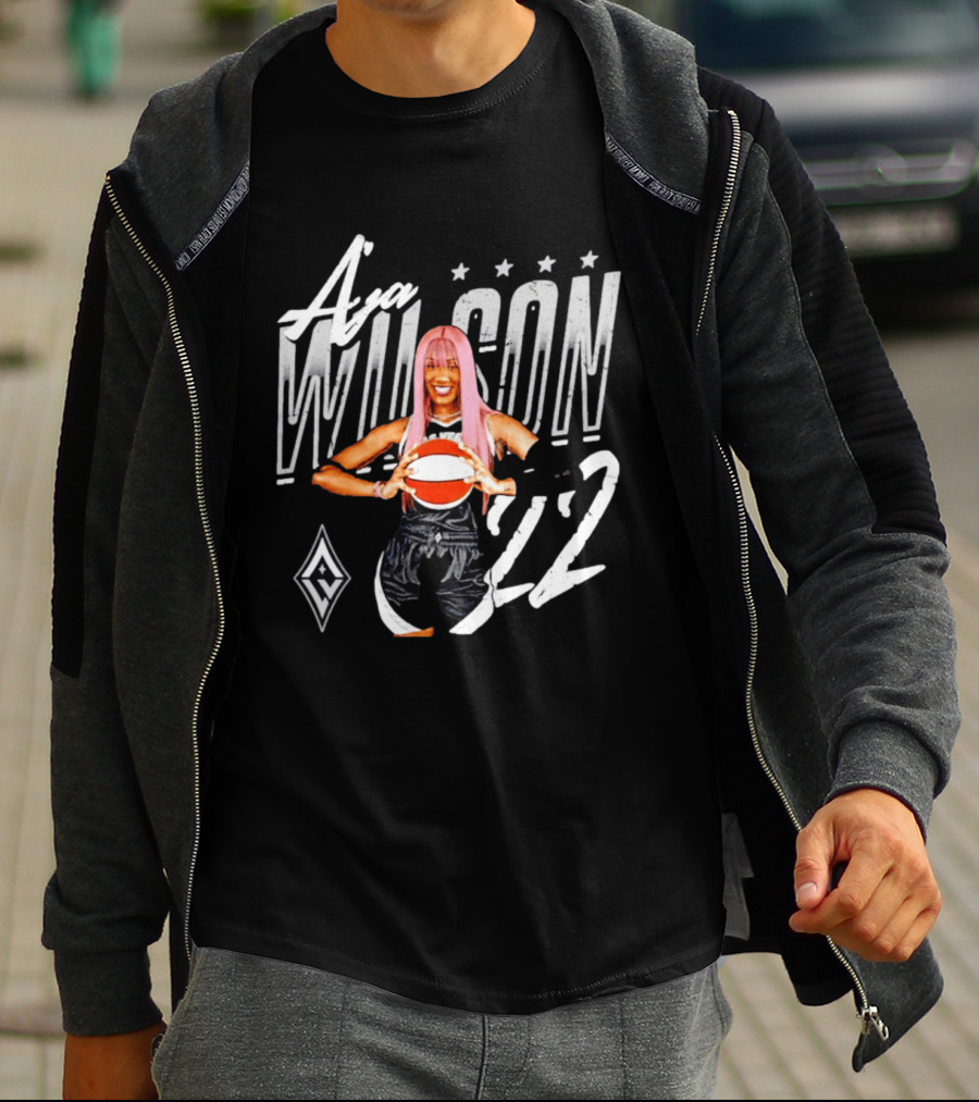 A'ja Wilson Las Vegas Aces Basketball 22 T-Shirt