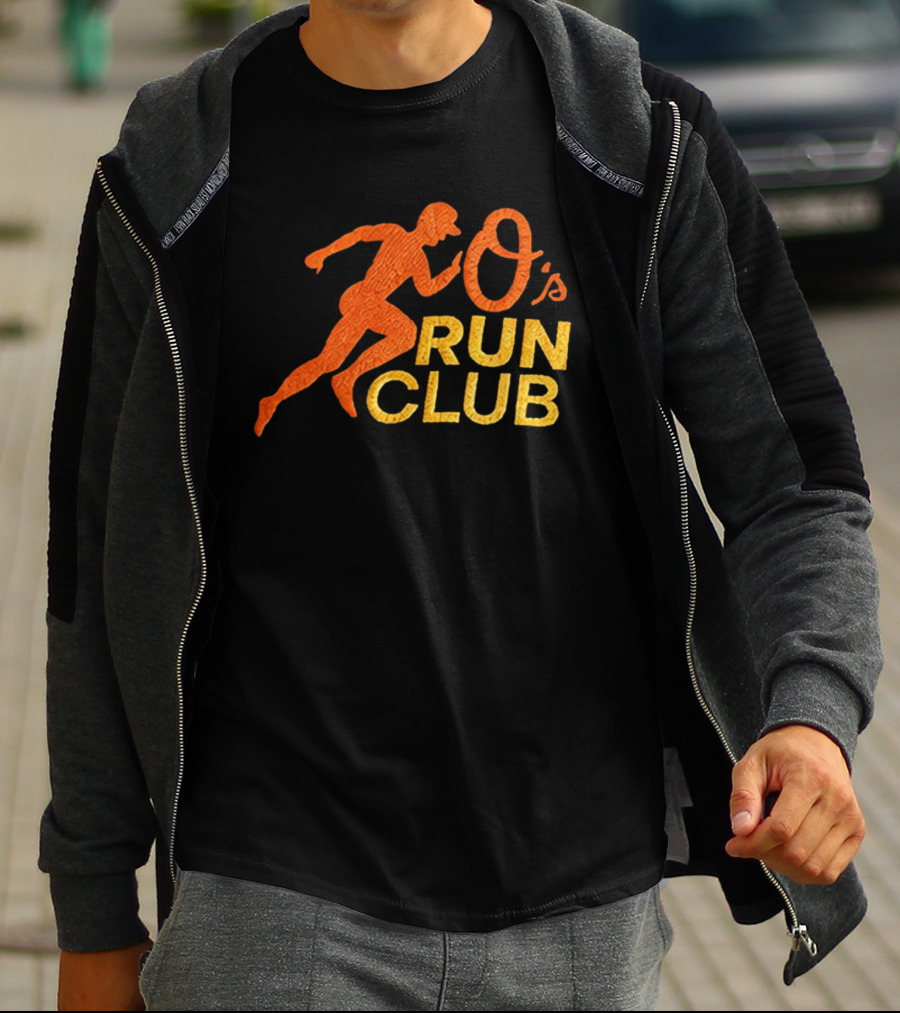 Baltimore Orioles O's Run Club Night 2026 Hat Giveaway T-Shirt