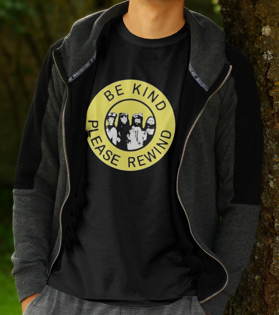 Be Kind Please Rewind Puppet Combo Yellow Circle T-Shirt