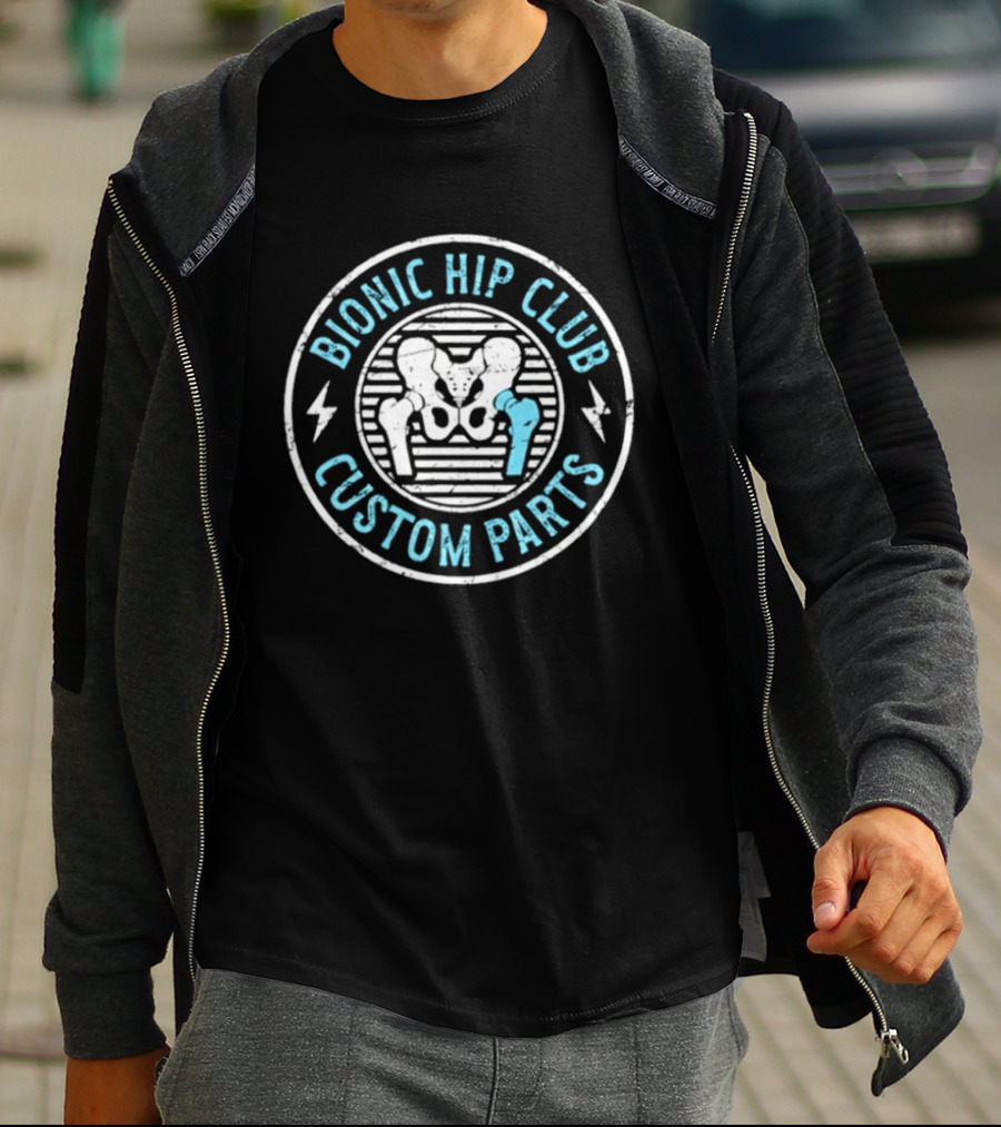 Bionic Hip Club Custom Parts Retro Circle T-Shirt
