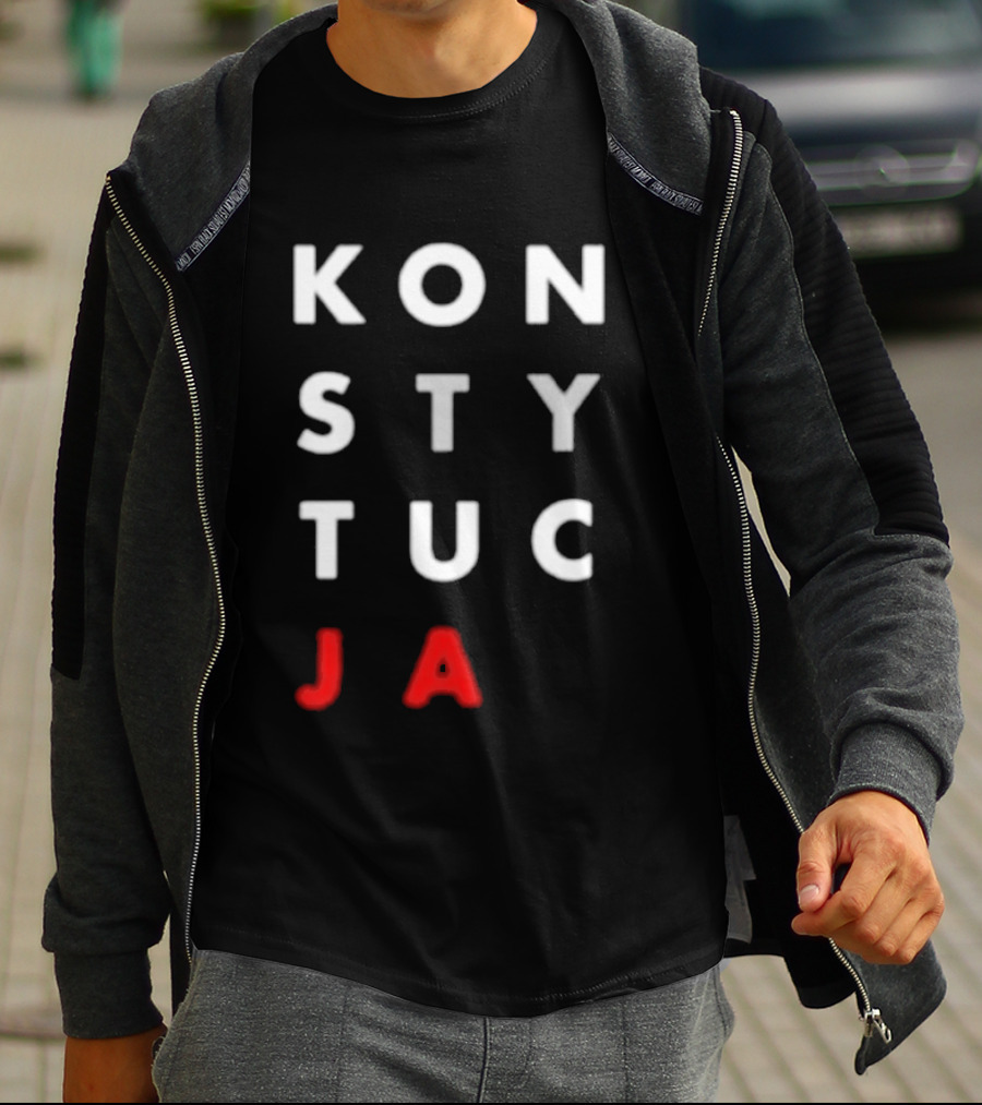 Konstytucja Polska Protest 2021 Koszulka T-Shirt