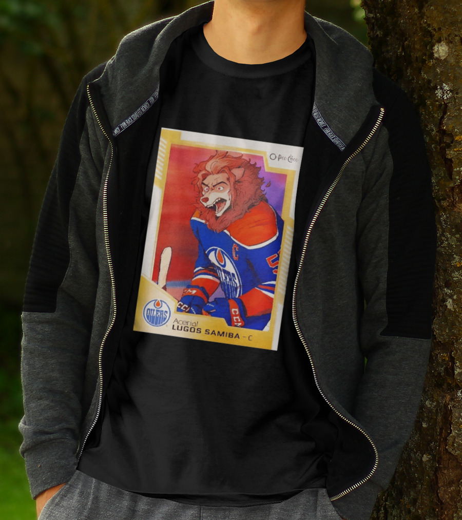 O Pee Chee Aceria Lugos Samiba C Edmonton Oilers T-Shirt