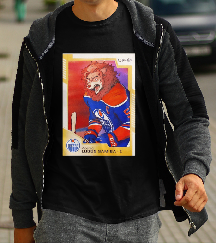 O Pee Chee Aceria Lugos Samiba C Edmonton Oilers T-Shirt