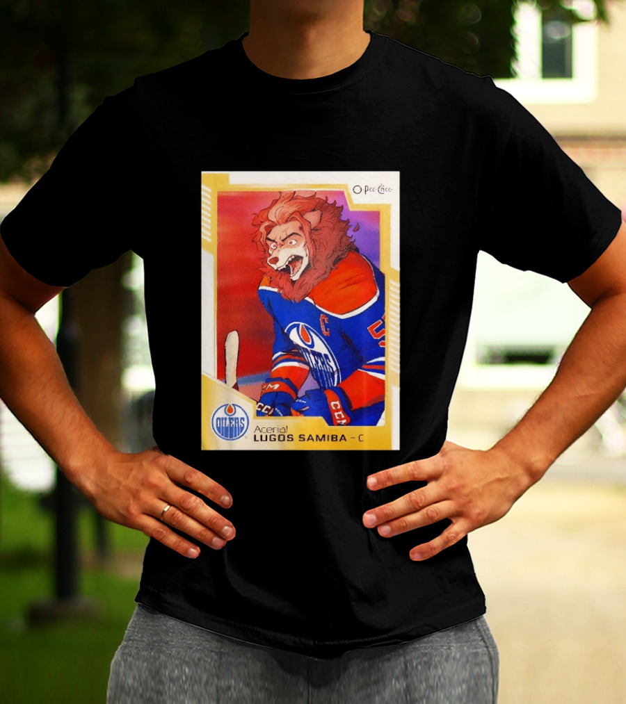 O Pee Chee Aceria Lugos Samiba C Edmonton Oilers T-Shirt