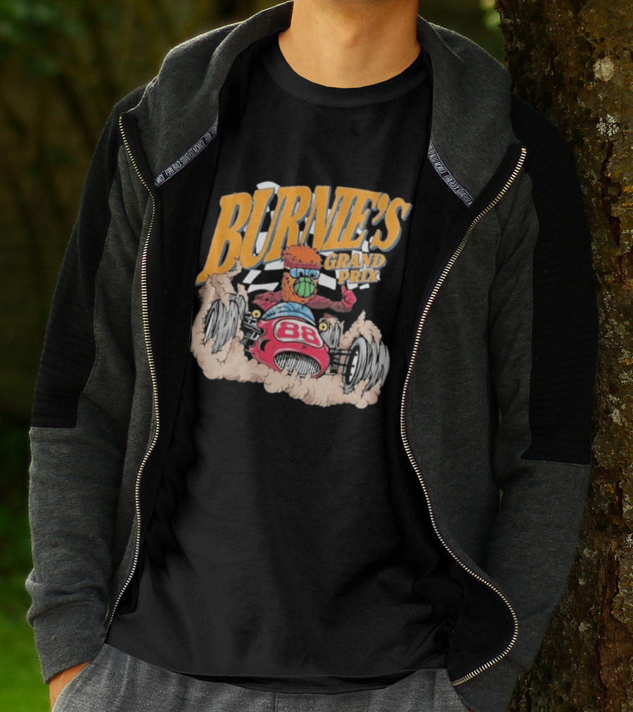 Burnie's Grand Prix Racing Miami Heat Court Culture 88 T-Shirt