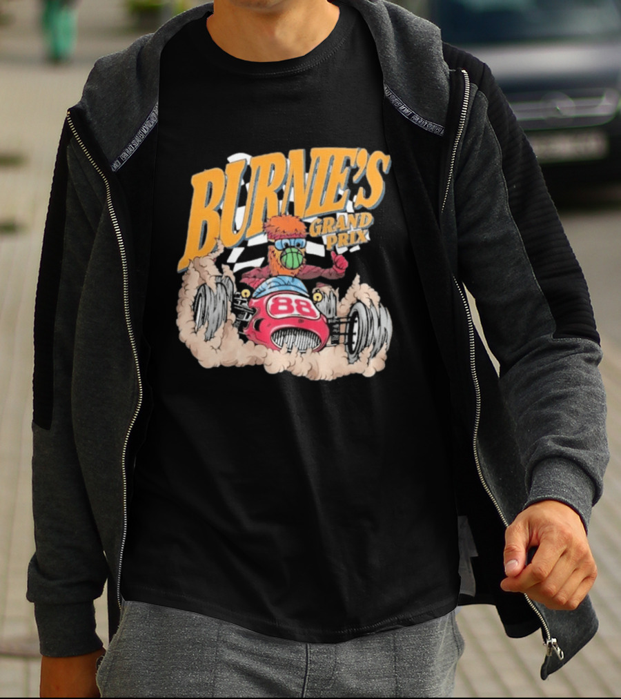Burnie's Grand Prix Racing Miami Heat Court Culture 88 T-Shirt