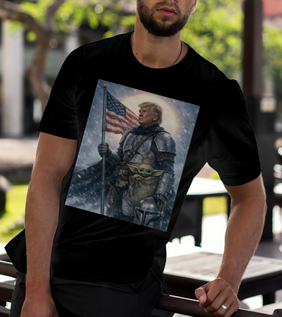 Happy Star Wars Day 2026 Donald Trump Grogu May The 4th Be With You The Mandalorian Star Wars Grogu T-Shirt
