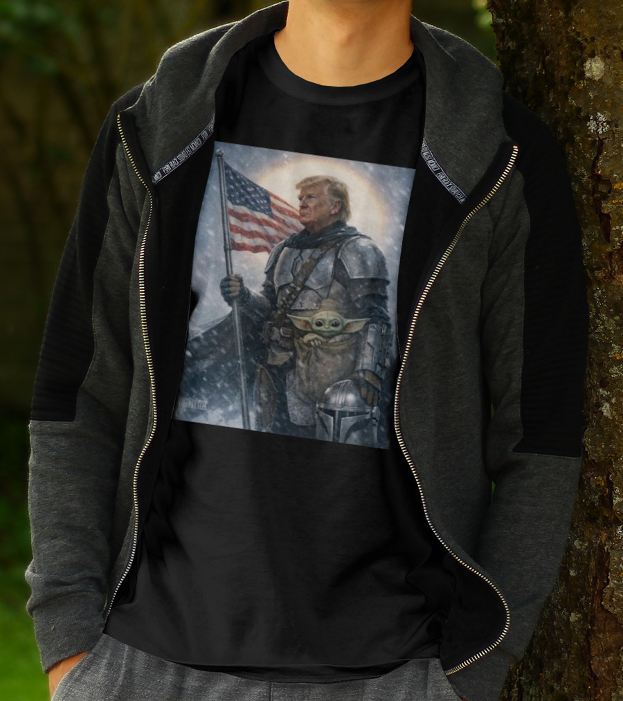 Happy Star Wars Day 2026 Donald Trump Grogu May The 4th Be With You The Mandalorian Star Wars Grogu T-Shirt