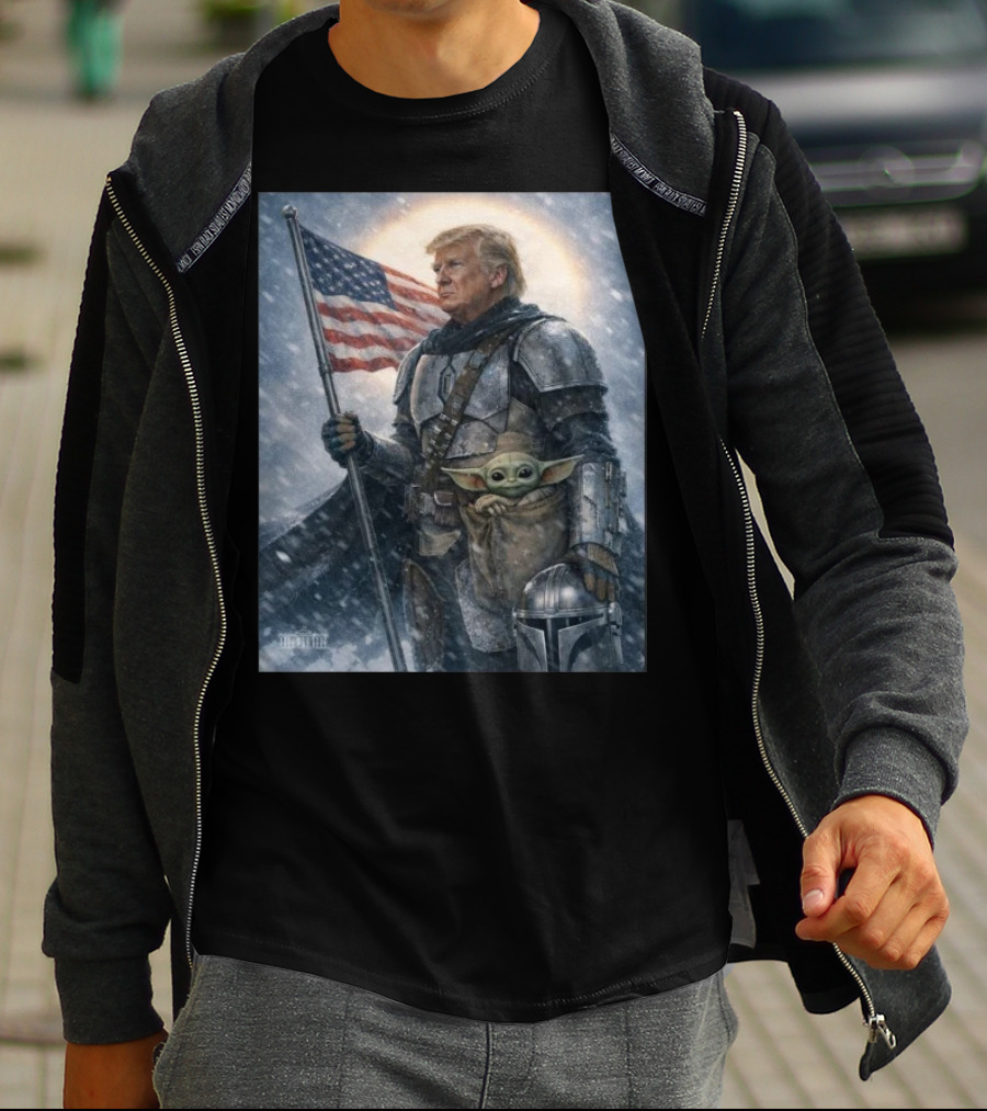 Happy Star Wars Day 2026 Donald Trump Grogu May The 4th Be With You The Mandalorian Star Wars Grogu T-Shirt