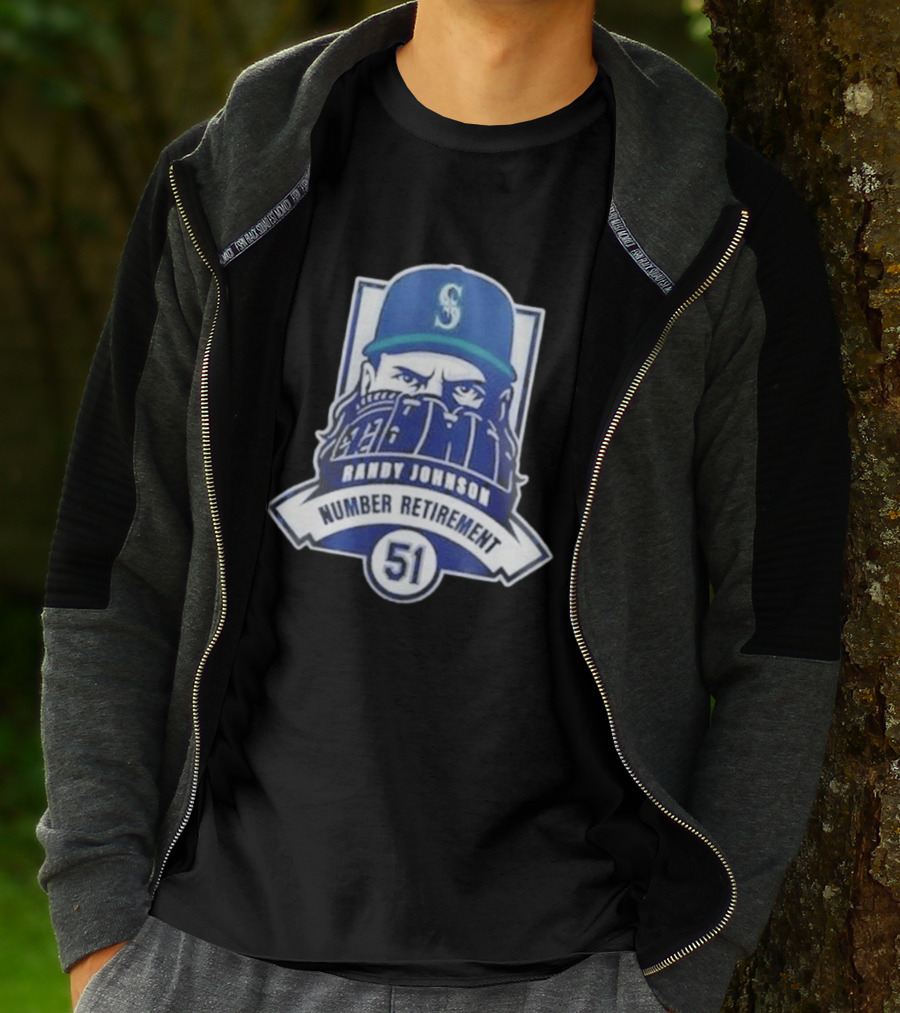 Seattle Mariners Randy Johnson 51 Number Retirement Event 2026 T-Shirt