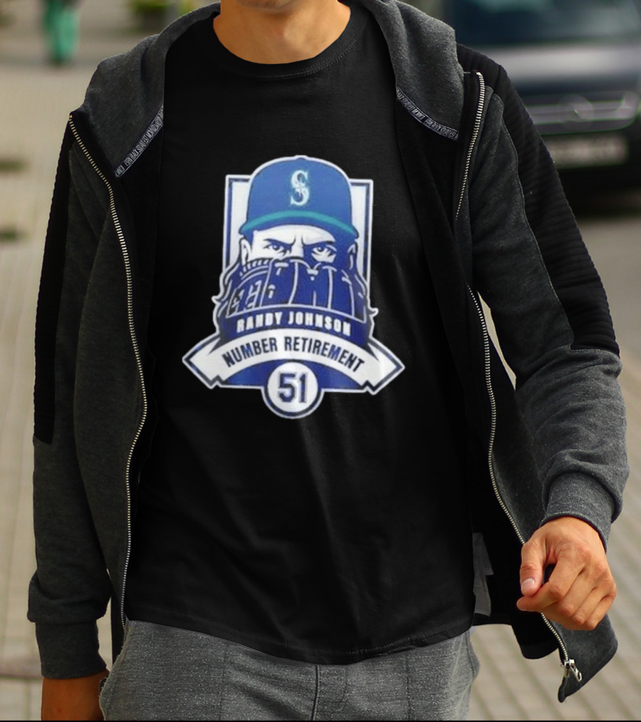 Seattle Mariners Randy Johnson 51 Number Retirement Event 2026 T-Shirt