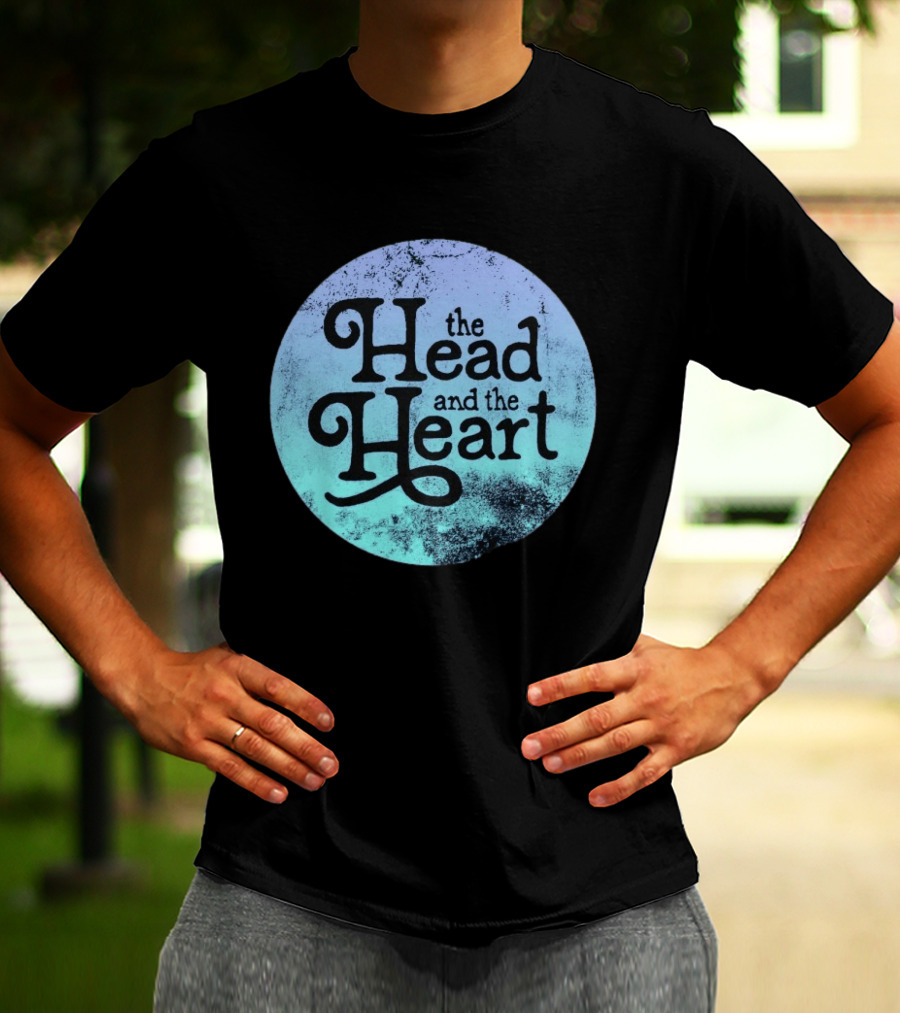 The Head And The Heart Periwinkle Gradient T-Shirt