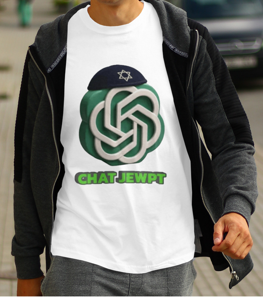 Chat JewPT Symbol With Star On Cap T-Shirt