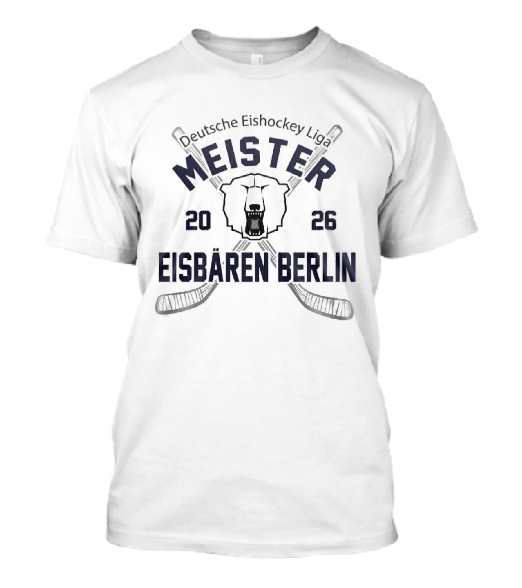 Eisbären Berlin Deutsche Eishockey Liga Meister 2026 T-Shirt