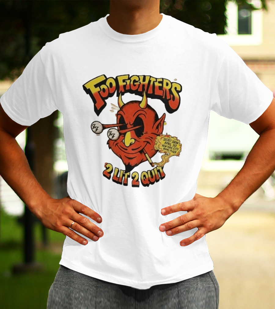 Foo Fighters 2 Lit 2 Quit Secret Show April 30 2026 Irving Plaza New York T-Shirt