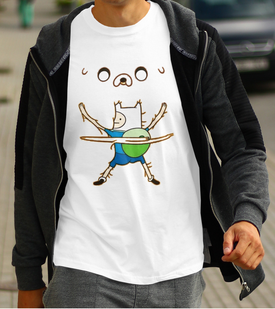 Adventure Time Finn And Jake Da Vinci T-Shirt