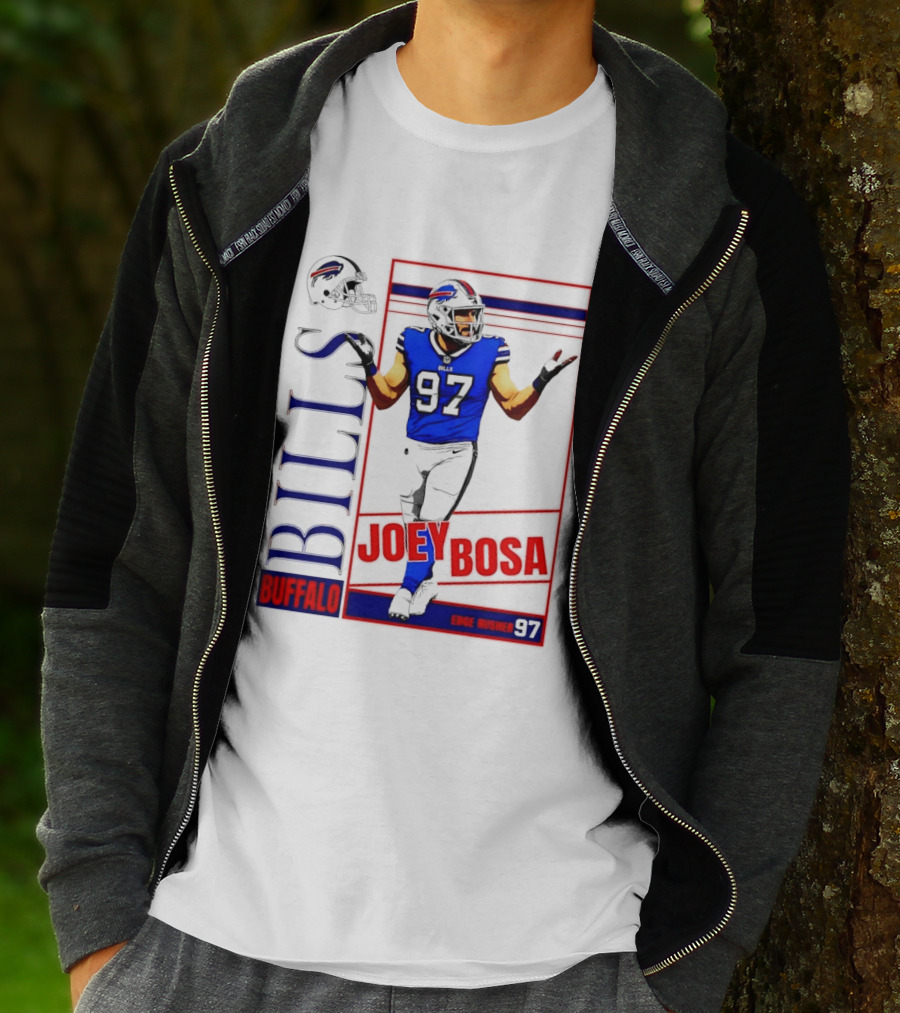 Joey Bosa Buffalo Bills Edge Rusher 97 NFL Football T-Shirt