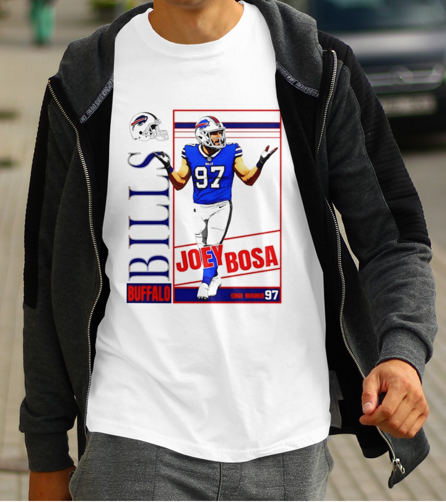 Joey Bosa Buffalo Bills Edge Rusher 97 NFL Football T-Shirt