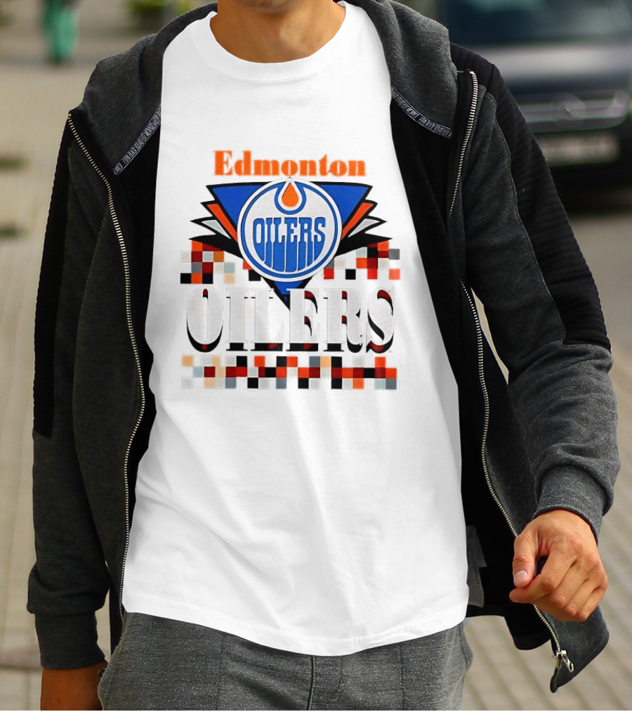 Edmonton Oilers NHL 1993 Edmonton Team Spirit T-Shirt