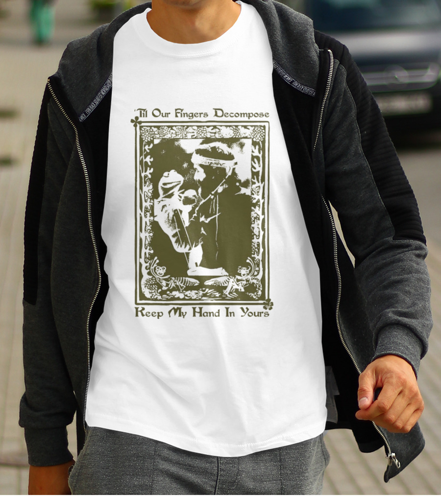 Noah Kahan Kermit The Frog 'Til Our Fingers Decompose Keep My Hand In Yours T-Shirt