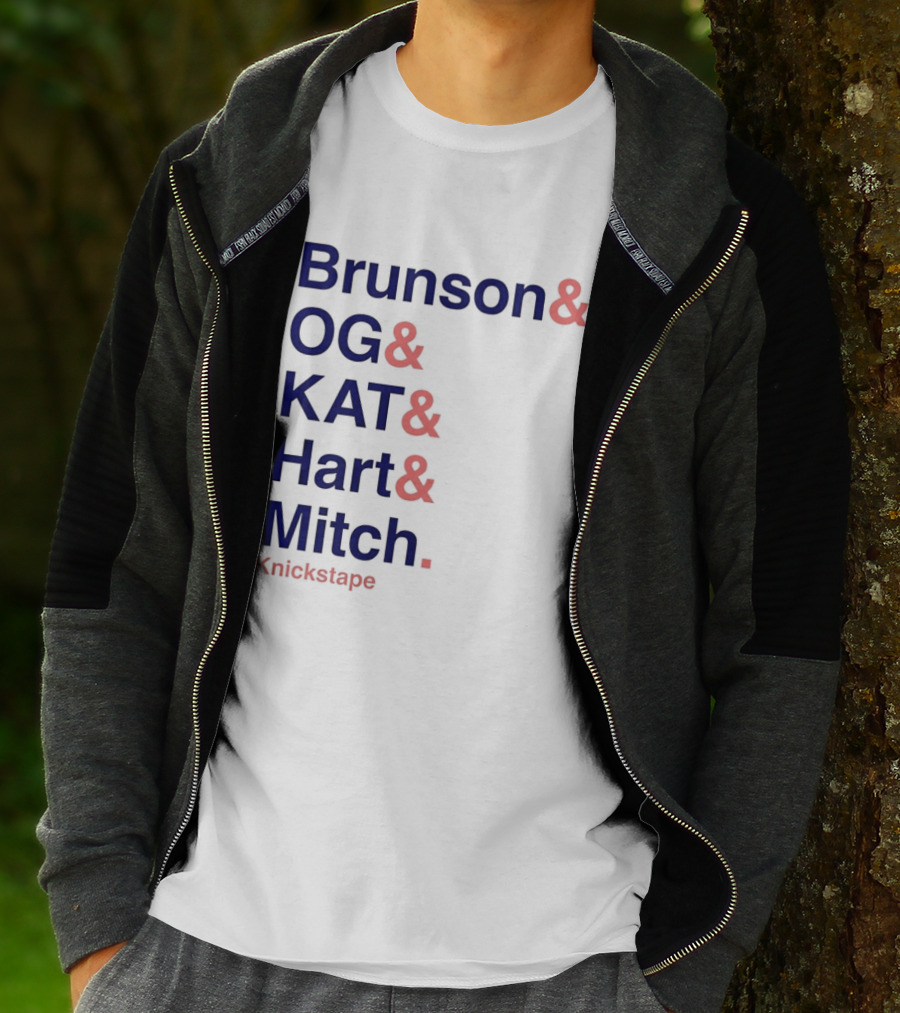 Brunson OG KAT Hart Mitch New York Knicks Knickstape T-Shirt