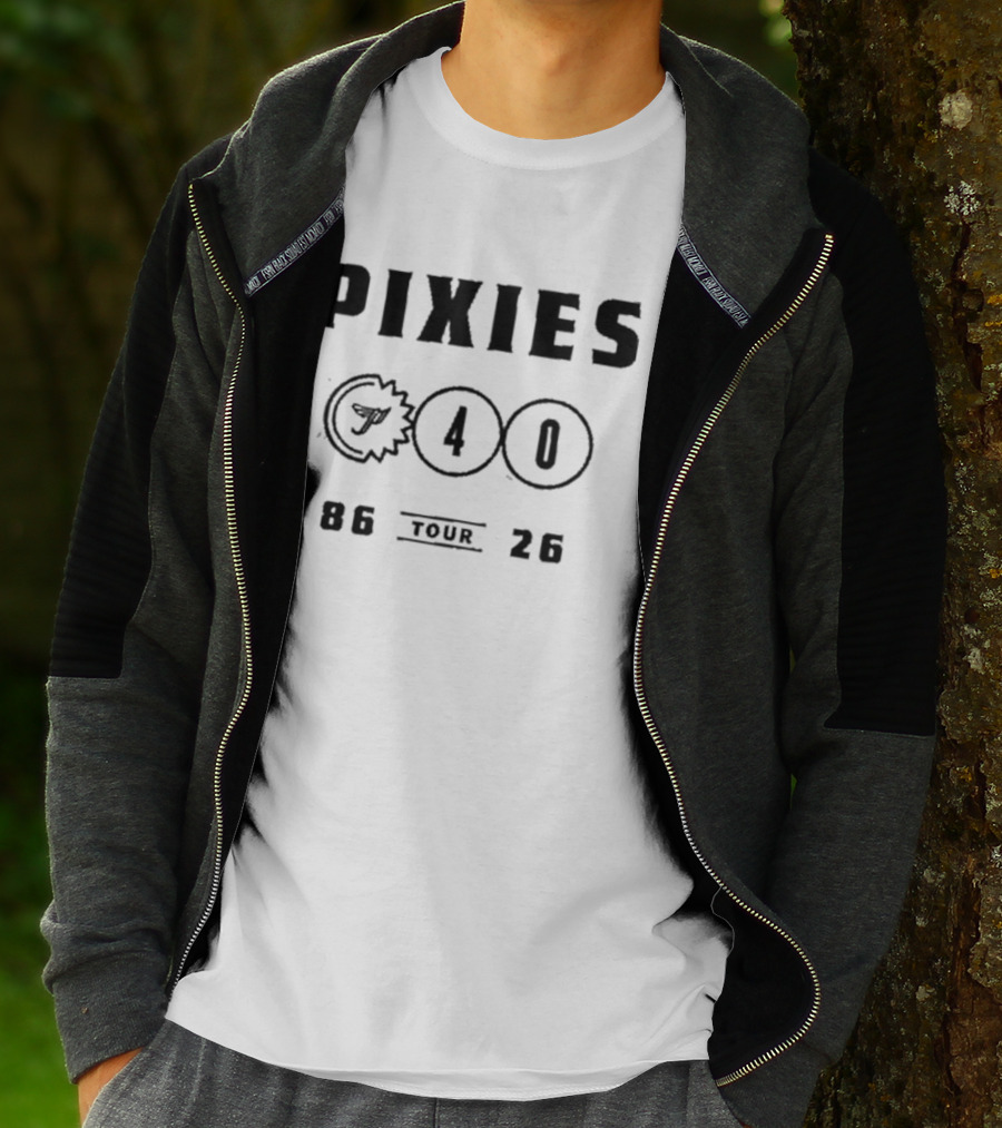 Pixies 40th Anniversary Tour 2026 Dates Asia Event P40 86 26 T-Shirt