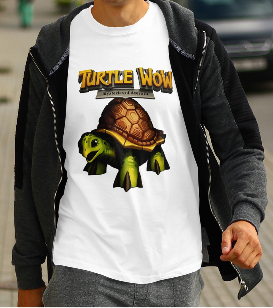 Turtle WoW Mysteries Of Azeroth Tortoise Adventure T-Shirt