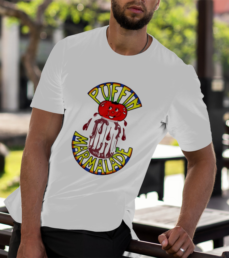 Puffin Marmelade Tomato Jam Zwei Asse Trumpfen Auf T-Shirt