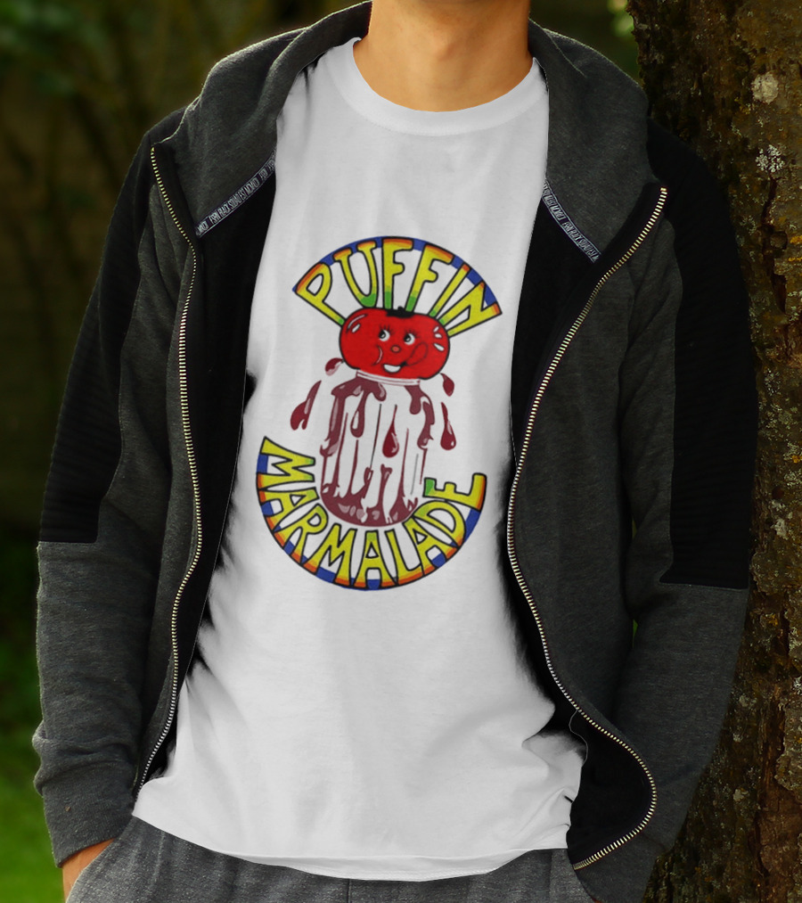 Puffin Marmelade Tomato Jam Zwei Asse Trumpfen Auf T-Shirt