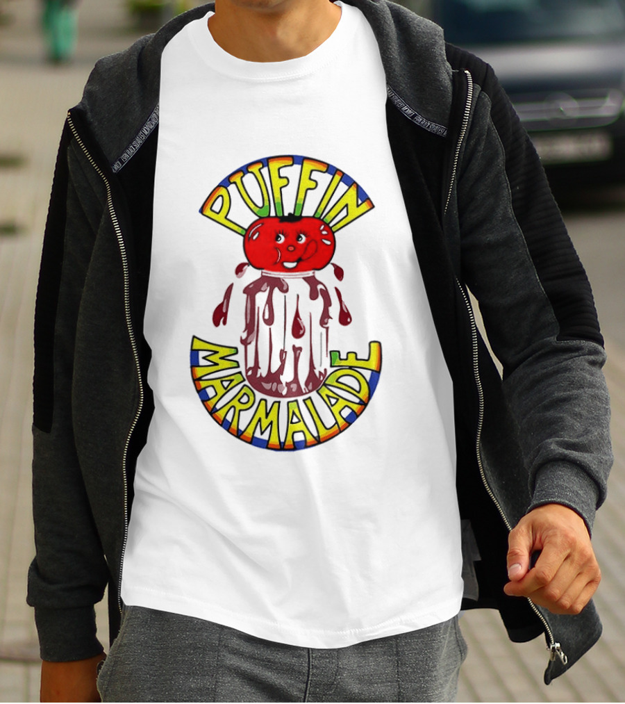 Puffin Marmelade Tomato Jam Zwei Asse Trumpfen Auf T-Shirt
